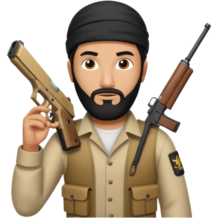 Quiero el rapero dd osama con una glock apuntando cargador largo  emoji