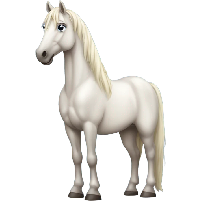 Majestic horse looking forward  emoji