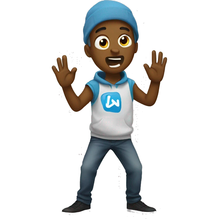 Un emoji qui dab  emoji