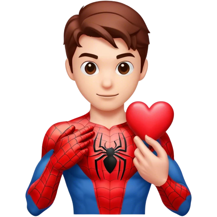 spiderman heart emoji