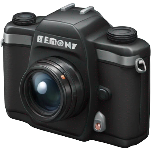 A digital camera  emoji