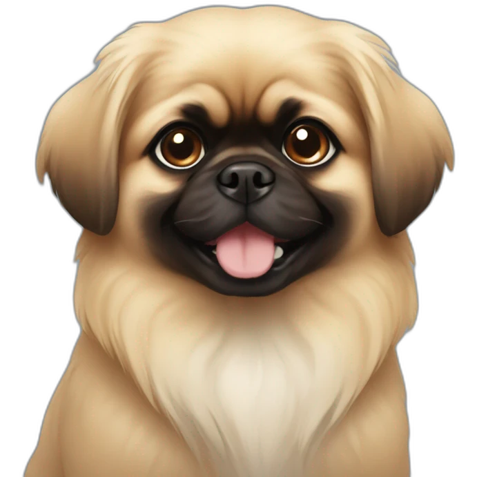 Pekingese puppy emoji