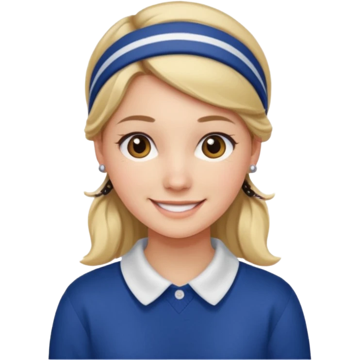 Preppy girl emoji