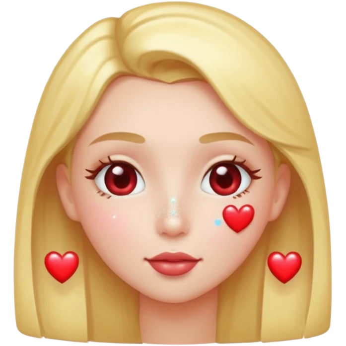 kissy face heart love sparkle emoji