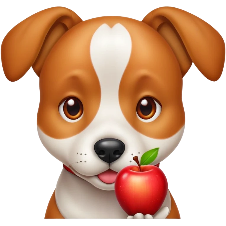 Dog and Apple  emoji