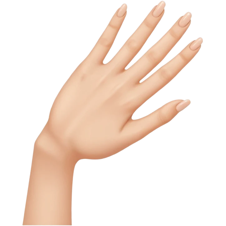 girl naked making a hand gesture to show on the hand that something is small emoji