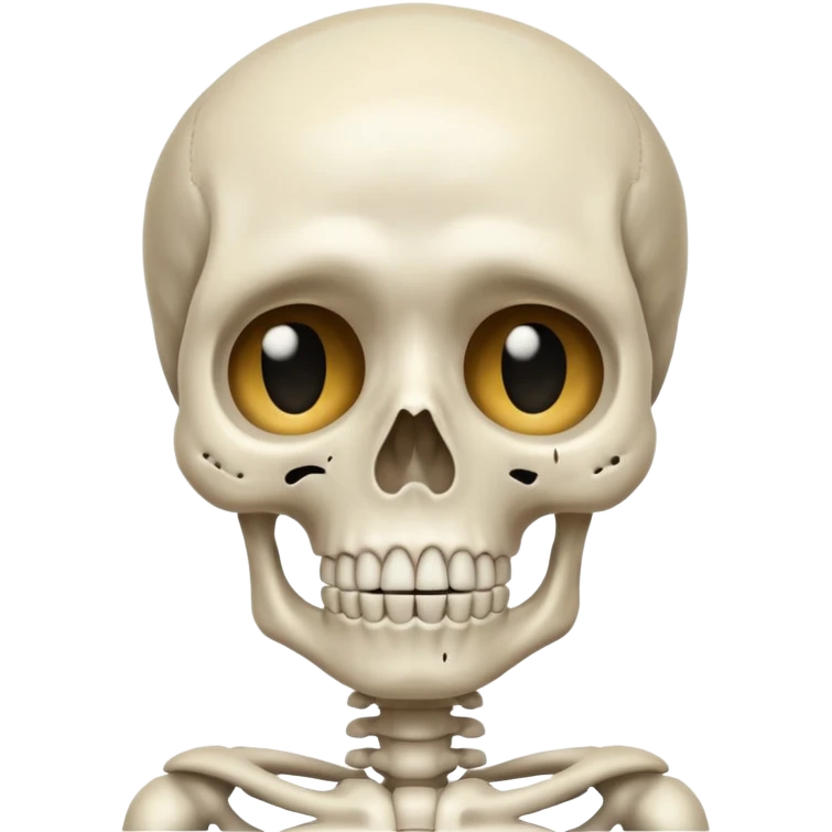 Squelette qui pleure emoji