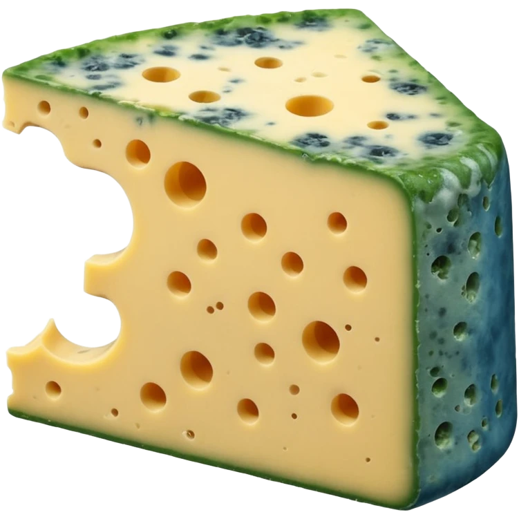 moldy cheese slice emoji