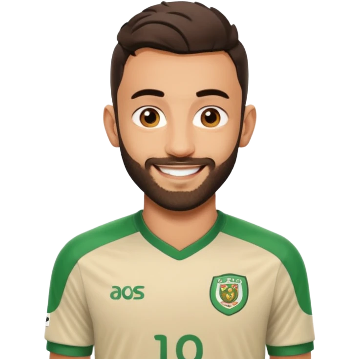 Realistic emoji of Bruno Fernandes emoji