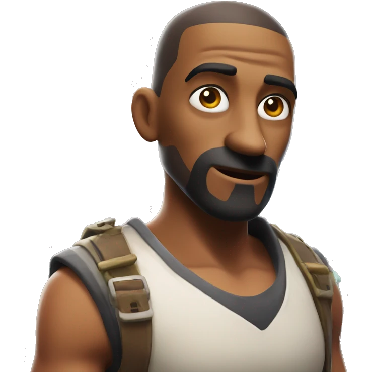 fortnite character with a quandale dingle nose emoji