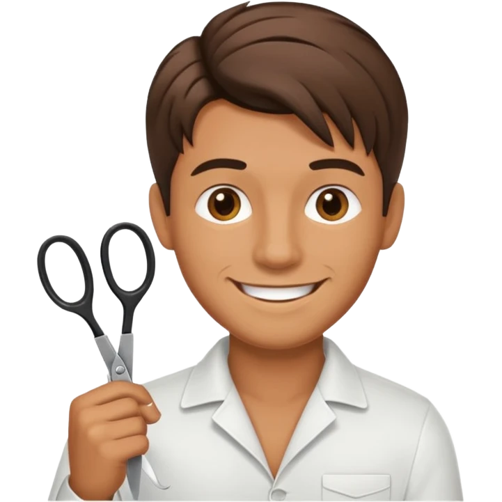 hairdresser man emoji