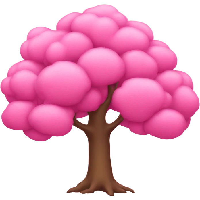 pink tree emoji