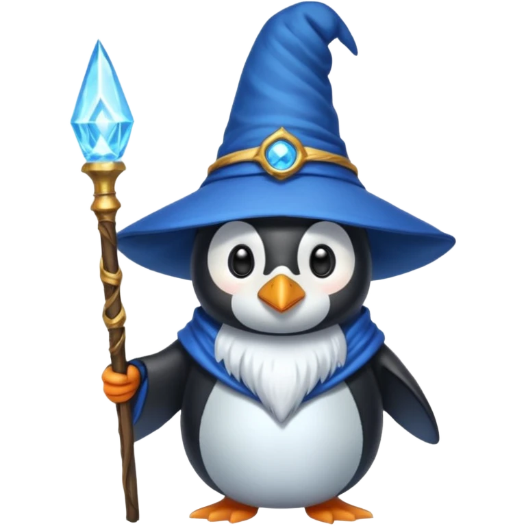 Penguin Wizard emoji