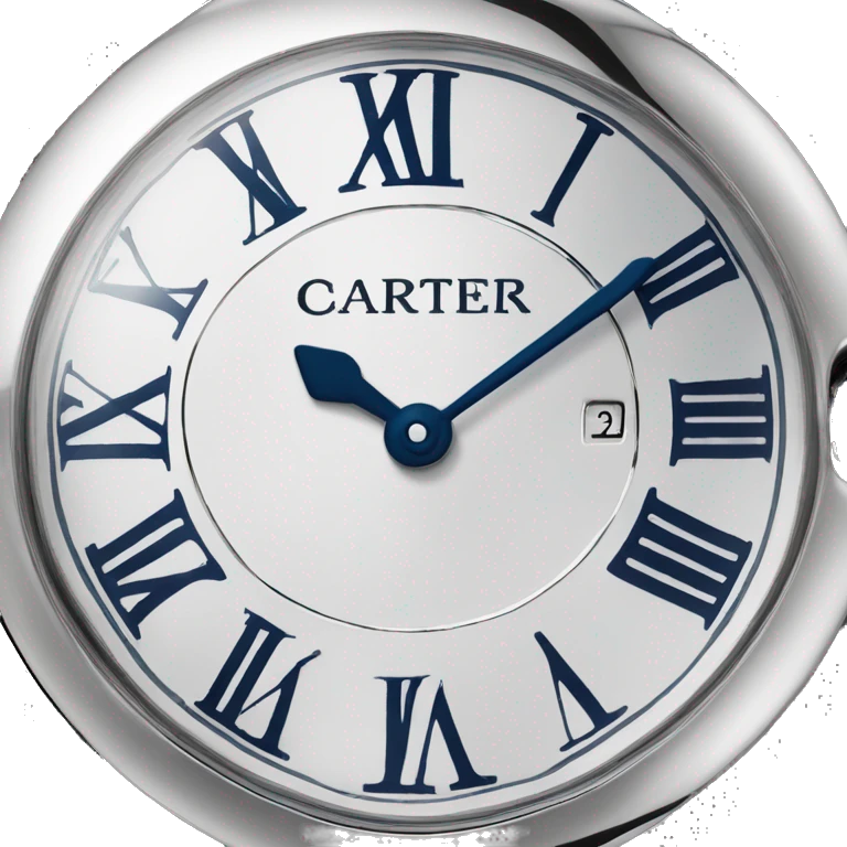 Cartier ballon bleu silver  emoji
