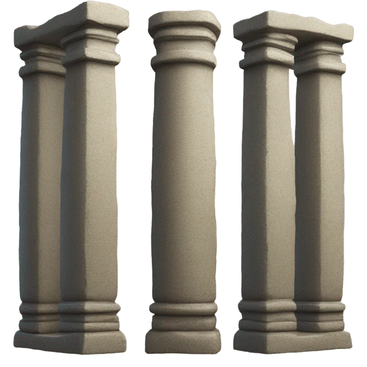 Stone Pillars ￼ emoji