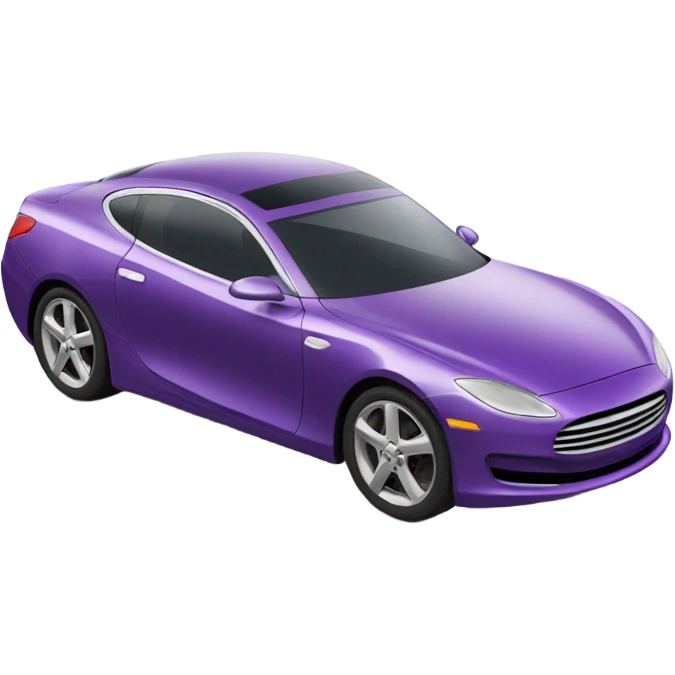Purple car emoji