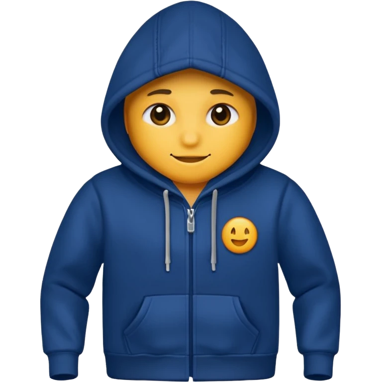 hoddie darkblue without smiley emoji