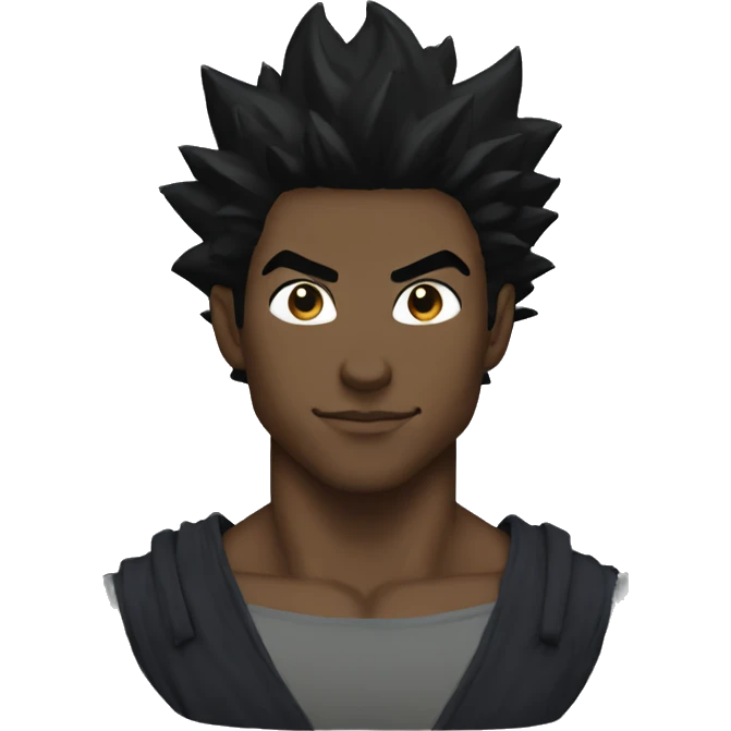 Black goku  emoji