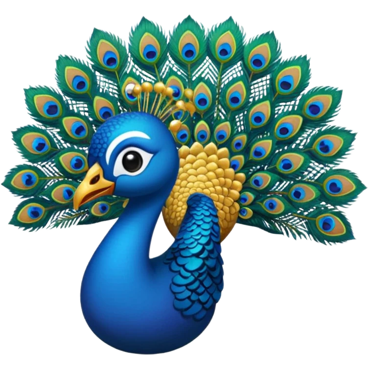  vel emoji with peacock emoji