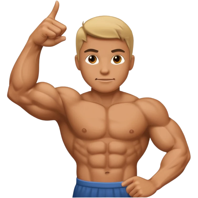 Braço forte apontado para direita emoji