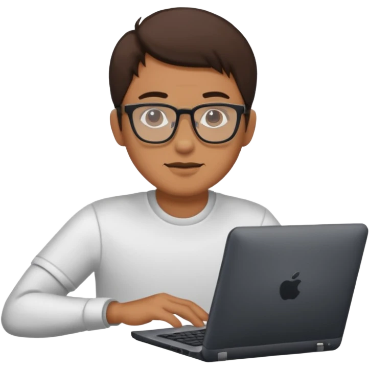 A MAN WITH A PC  emoji