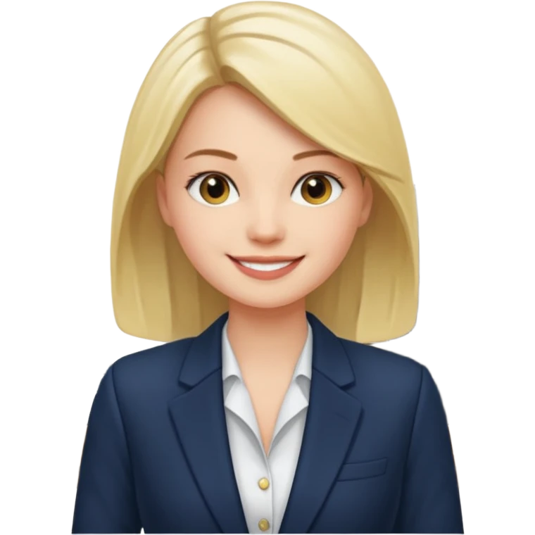 Настя как будто главная в офисе emoji