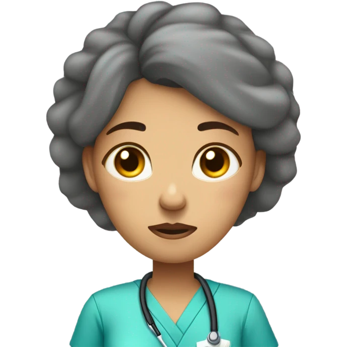 Nurse wishing to sleep emoji
