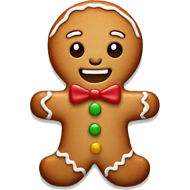 Gingerbread man  emoji