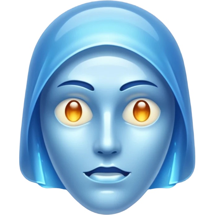 Glitter Blue Panthom emoji