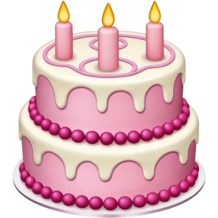 pink cake emoji