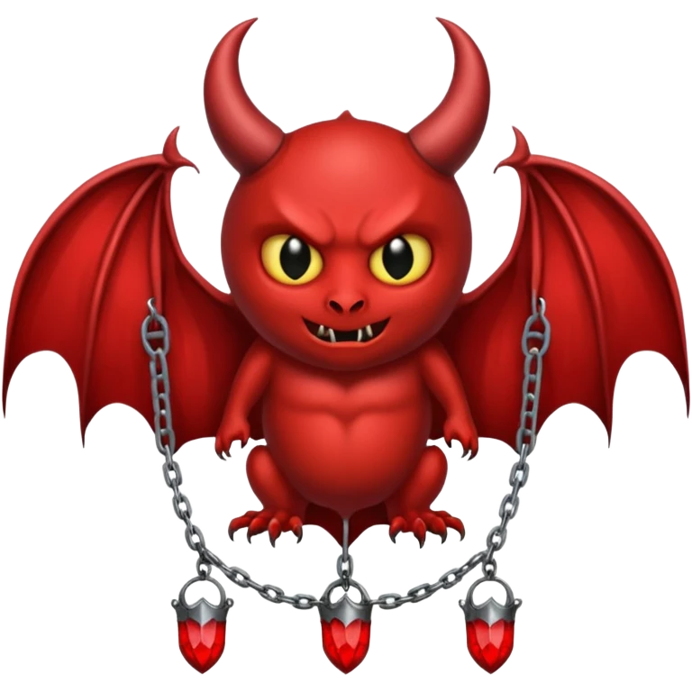 Tarot card the devil emoji