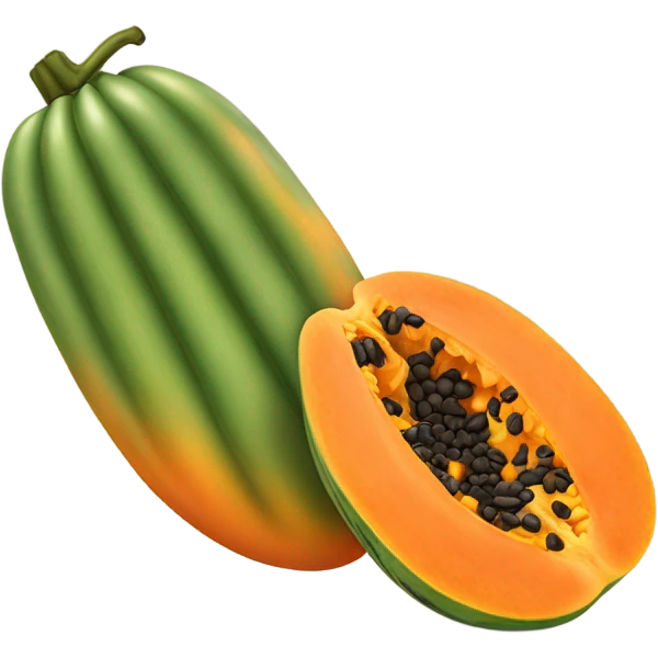 papaya emoji