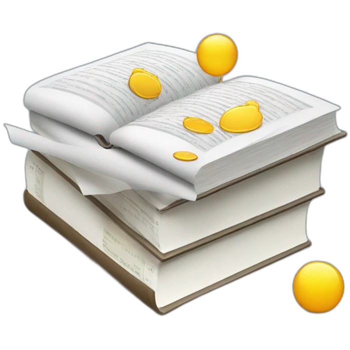 1. Books about finance and self improvement  emoji
