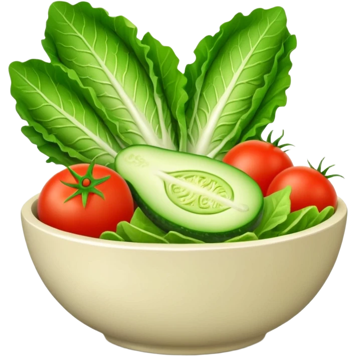 olive branch next to a bowl of salad emoji