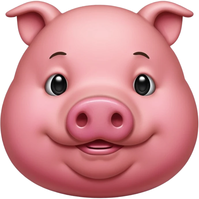 Fat pig emoji