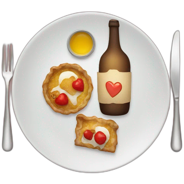 Romantic dinner emoji