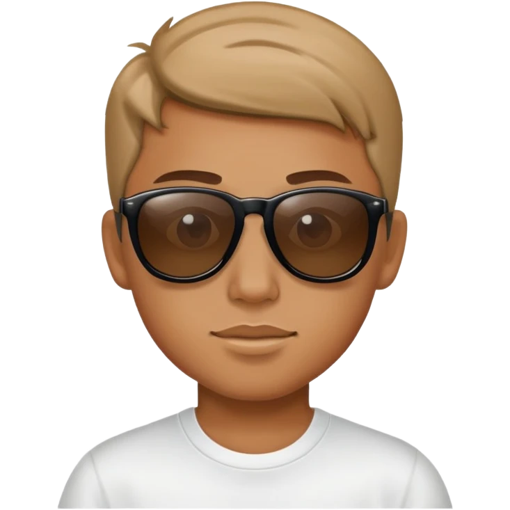 A boy wearing sunglasses  emoji