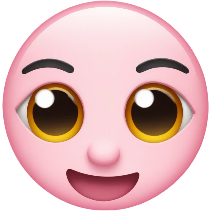 A winking emoji mixed with a heart eyes emoji  emoji