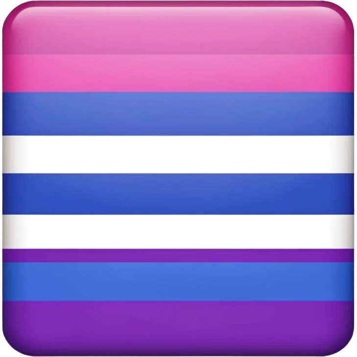 Bisexual pride flag emoji