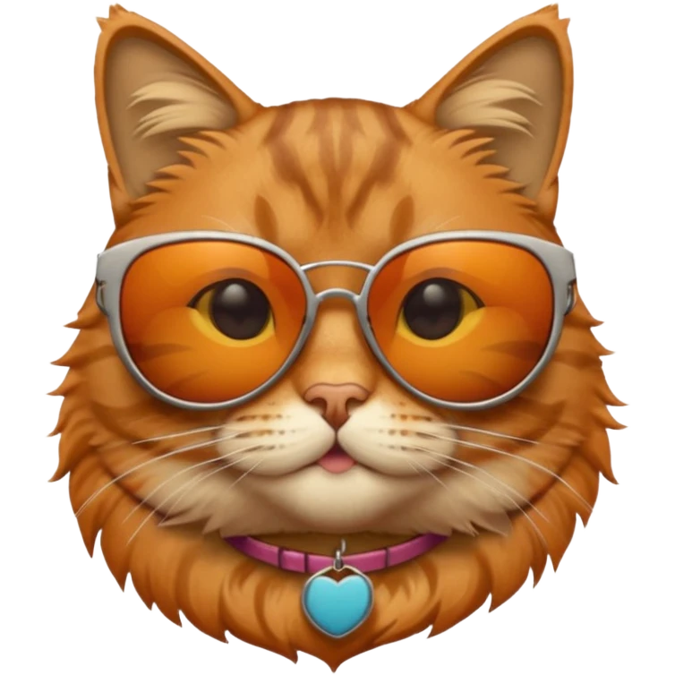 Cat wearing sunglasses emoji