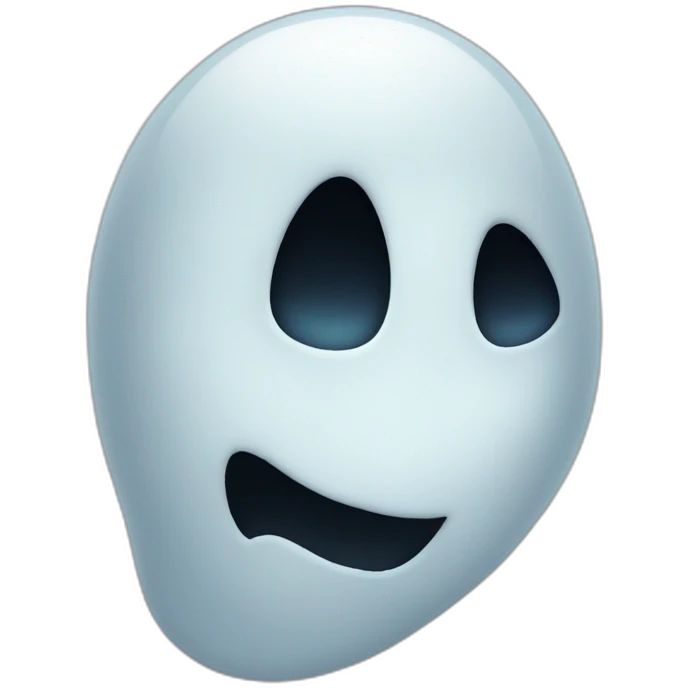 Ghost face emoji