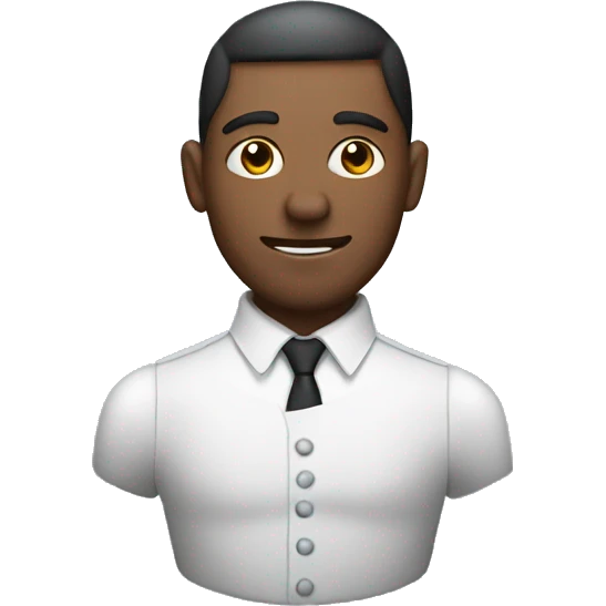 Man with a tapper fade and has heart around him emoji