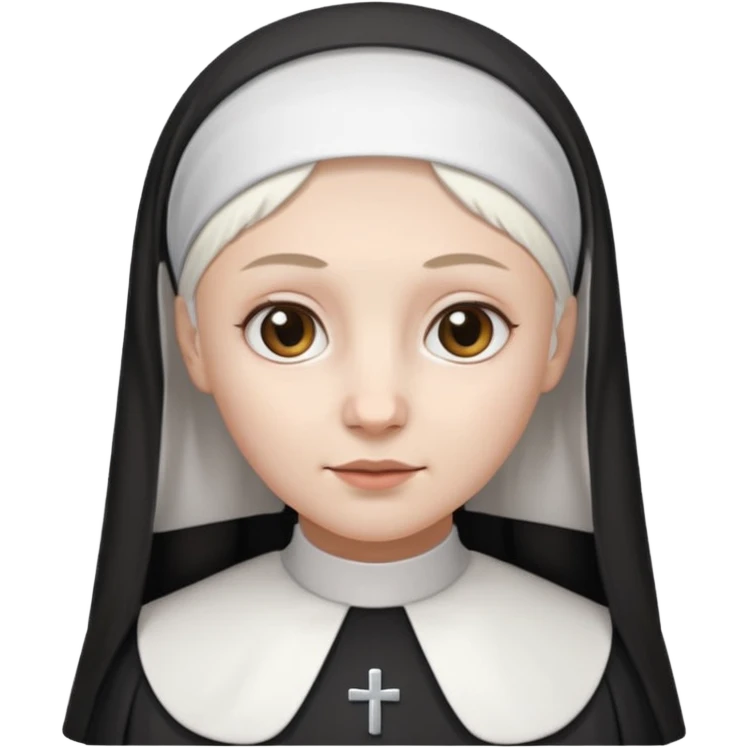 nun but no vveil headband emoji