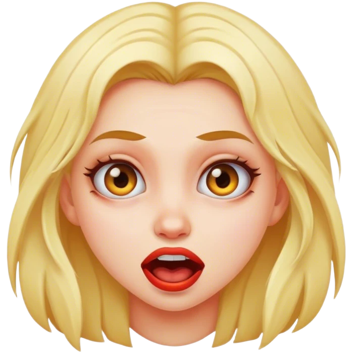 Crazy girl emoji
