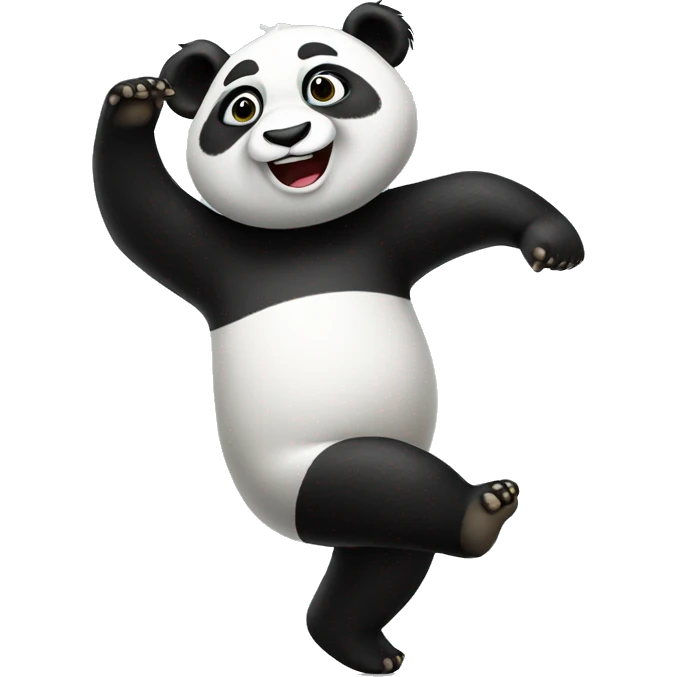 Dancing panda emoji