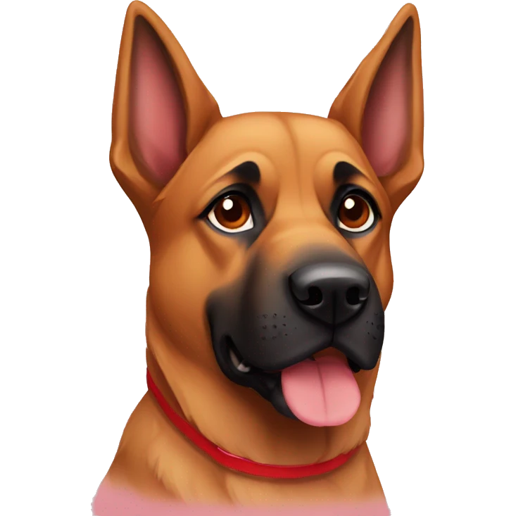 German Shepard red boxer emoji