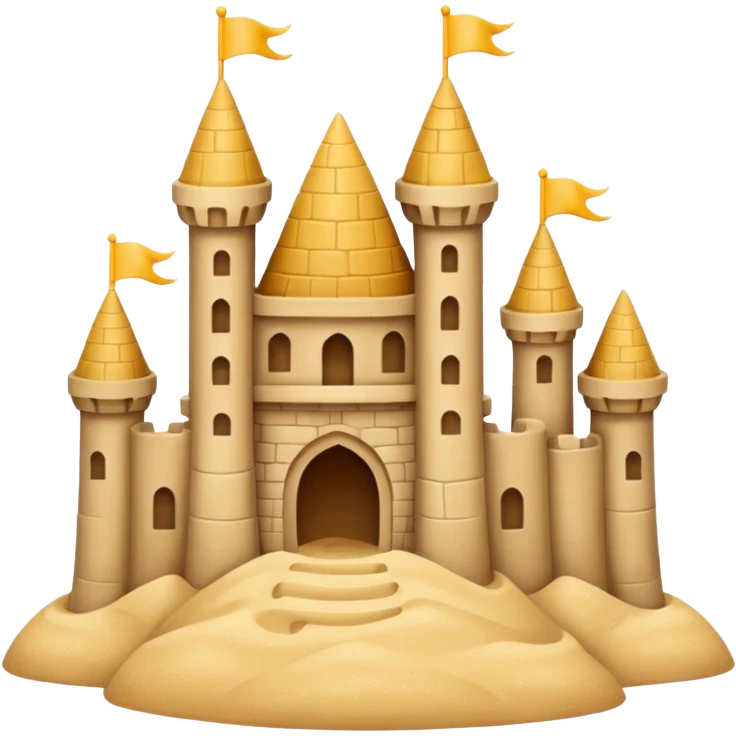 sand castle emoji