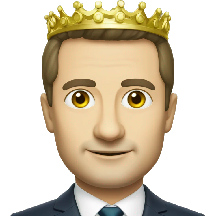 zelensky ukrain president in crown emoji