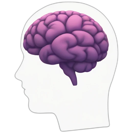 human-silhouette-with-tiny-brain emoji