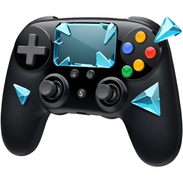 game controller shattered shattered glass emoji